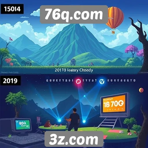 Evolução dos gráficos nos jogos do 76q.com