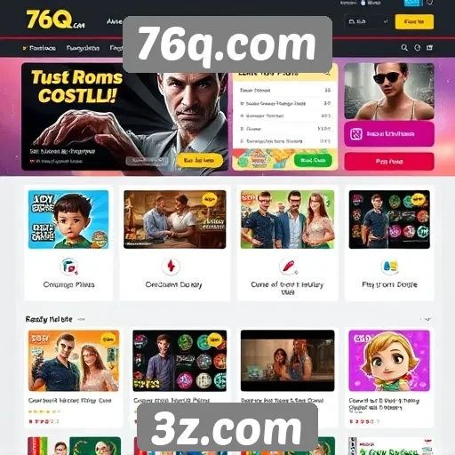 Funcionalidades inovadoras do site 76q.com