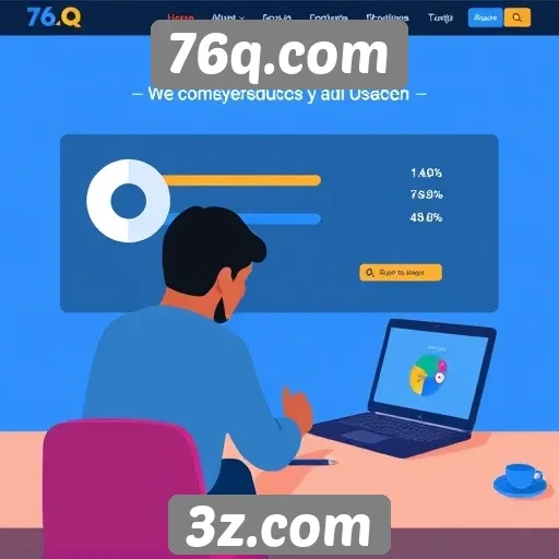 Experiência do usuário no site 76q.com avaliada