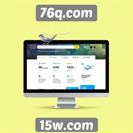Interface do usuário do 76q.com é intuitiva e acessível